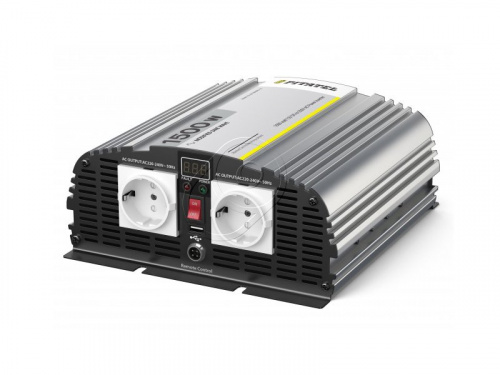 Pitatel Инвертор KV-M1500DRU.12, 12В/220В, модифицированный синус, 1500W