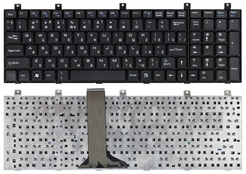 Клавиатура для ноутбука MSI ER710 EX600 EX6?10 EX620 EX623 EX630 EX700 черная