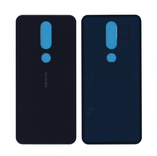Задняя крышка для Nokia 6,1 Plus синяя Задняя крышка для Nokia 6,1 Plus синяя