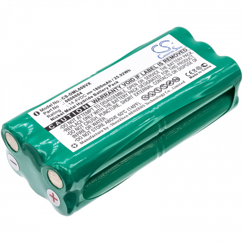 Аккумулятор CS-DML608VX для Dirt Devil M606, M607, M612 1800mAh 14.4V Ni-Mh Аккумулятор CS-DML608VX для Dirt Devil M606, M607, M612 1800mAh 14.4V Ni-Mh