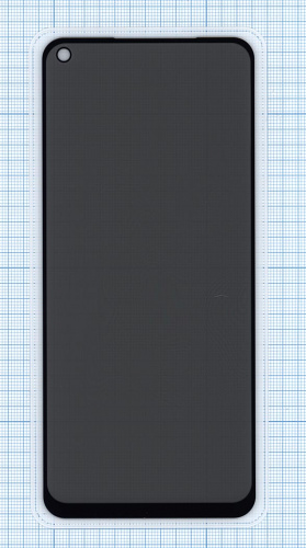 Защитное стекло Privacy "Анти-шпион" для Realme 7 Защитное стекло Privacy "Анти-шпион" для Realme 7