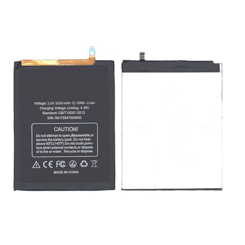 Аккумуляторная батарея BAT16523200 для Doogee Y6, Y6c 3200mAh 3,8V