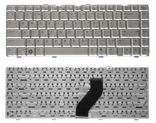 Клавиатура для ноутбука HP Pavilion DV6000 серебристая