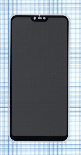 Защитное стекло Privacy "Анти-шпион" для Xiaomi Redmi Note 6