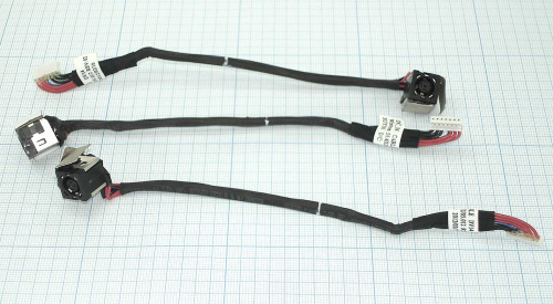 Разъем для ноутбука HY-DE028 Dell Inspiron 14R N4050 M4040 с кабелем Разъем для ноутбука HY-DE028 Dell Inspiron 14R N4050 M4040 с кабелем