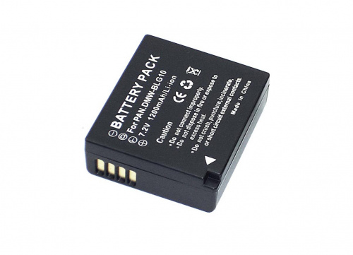 Аккумуляторная батарея для фотоаппарата Panasonic Lumix DMC-GF6R (DMW-BLG10) 7,2V 1800mAh