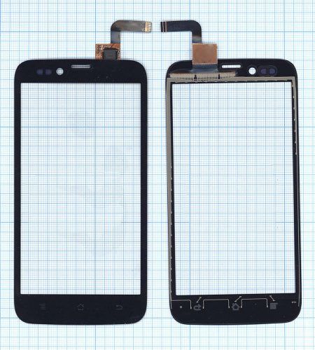 Сенсорное стекло (тачскрин) для Archos 50 Platinum MCF-050-0995-V2 черное Сенсорное стекло (тачскрин) для Archos 50 Platinum MCF-050-0995-V2 черное