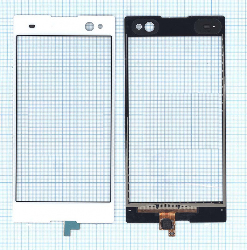 Сенсорное стекло (тачскрин) для Sony Xperia C3 / C3 Dual (D2533) белое Сенсорное стекло (тачскрин) для Sony Xperia C3 / C3 Dual (D2533) белое