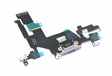 Шлейф разъема питания для iPhone 11 фиолетовый