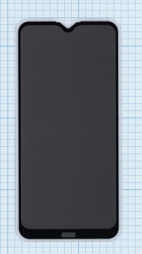 Защитное стекло Privacy "Анти-шпион" для Xiaomi Redmi 8