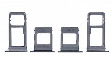 Лоток для SIM-карты Samsung Galaxy A5 (A520F) -2 SIM черный