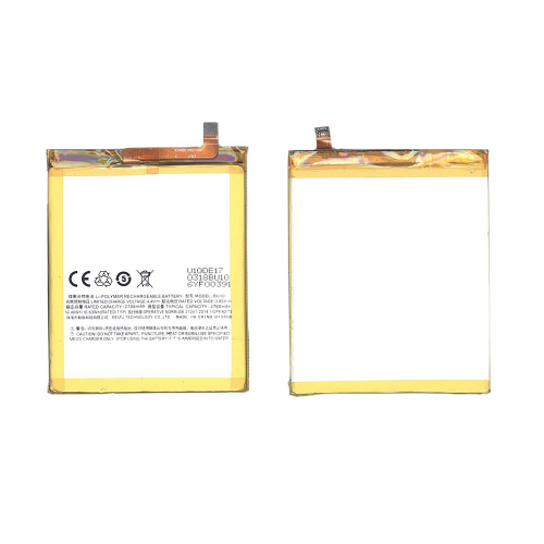 Аккумуляторная батарея BU10 для MeiZu Meilan U10 2750mAh / 10.59Wh 3,85V