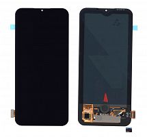 Модуль (матрица + тачскрин) для Xiaomi Mi10 Lite (OLED) черный