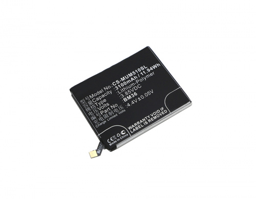 Аккумулятор CS-MUM510SL BM36 для Xiaomi Mi 5s  3.85V / 3100mAh / 11.94Wh