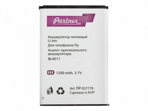 Partner Аккумулятор для телефона Fly IQ235 Uno (BL4011, BL-G011) 1200mAh
