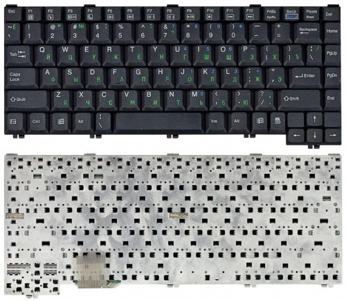 Клавиатура для ноутбука HP Compaq Presario 1200 1600 черная Клавиатура для ноутбука HP Compaq Presario 1200 1600 черная
