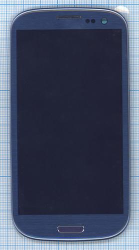 Модуль (матрица + тачскрин) для Samsung Galaxy S3 GT-I9300 Metallic Blue синий с рамкой Модуль (матрица + тачскрин) для Samsung Galaxy S3 GT-I9300 Metallic Blue синий с рамкой