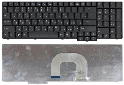 Клавиатура для ноутбука Acer Aspire 9800 9810 черная Клавиатура для ноутбука Acer Aspire 9800 9810 черная