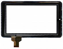 Сенсорное стекло (тачскрин) HLD-GG706S черное