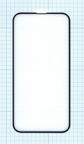 Защитное стекло 6Dдля Apple iPhone 13 черное