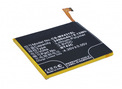 Аккумулятор CS-MX431SL BT43C для Meizu M2 mini 3.8V / 2400mAh / 9.12Wh