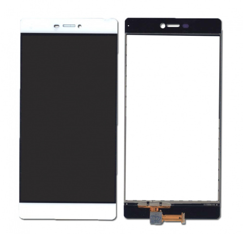 Сенсорное стекло (тачскрин) для Huawei P8 белое Сенсорное стекло (тачскрин) для Huawei P8 белое