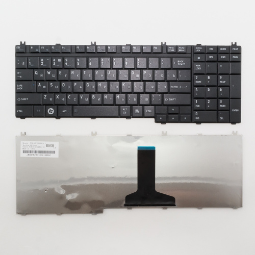 Клавиатура для ноутбука Toshiba Satellite A500 черная Клавиатура для ноутбука Toshiba Satellite A500 черная