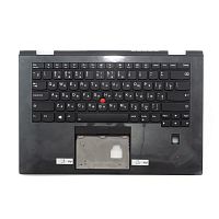 Клавиатура для ноутбука Lenovo X1 Yoga 3rd Gen черная с черным топкейсом