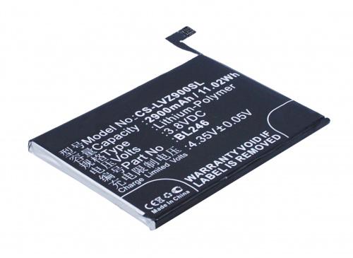 Аккумулятор CS-LVZ900SL BL246 для Lenovo Vibe Shot 3.8V / 2900mAh / 11.02Wh Аккумулятор CS-LVZ900SL BL246 для Lenovo Vibe Shot 3.8V / 2900mAh / 11.02Wh