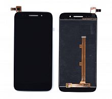 Модуль (матрица + тачскрин) для Alcatel One Touch Idol 5 6058D черный
