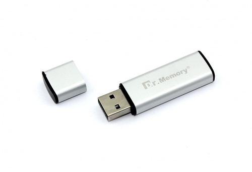 Флешка USB Dr. Memory 009 8Гб, USB 2.0, серебристый Флешка USB Dr. Memory 009 8Гб, USB 2.0, серебристый