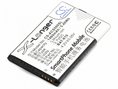 Cameron Sino Аккумулятор для Acer CloudMobile S500 (BAT-610)