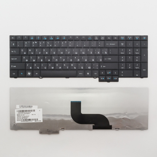 Клавиатура для ноутбука Acer TravelMate 5760 черная Клавиатура для ноутбука Acer TravelMate 5760 черная
