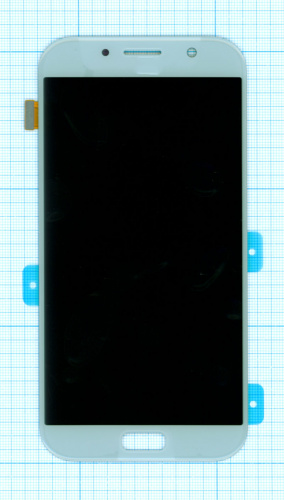 Модуль (матрица + тачскрин) для Samsung Galaxy A7 (2017) SM-A720F синий