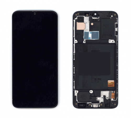 Модуль (матрица + тачскрин) для Samsung Galaxy A40 SM-A405F (TFT) черный с рамкой Модуль (матрица + тачскрин) для Samsung Galaxy A40 SM-A405F (TFT) черный с рамкой