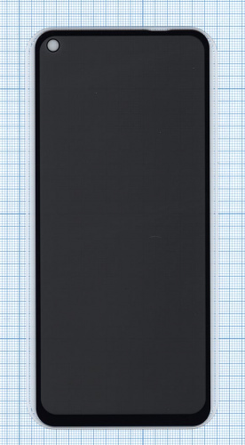 Защитное стекло Privacy "Анти-шпион" для OPPO A53 (2020)
