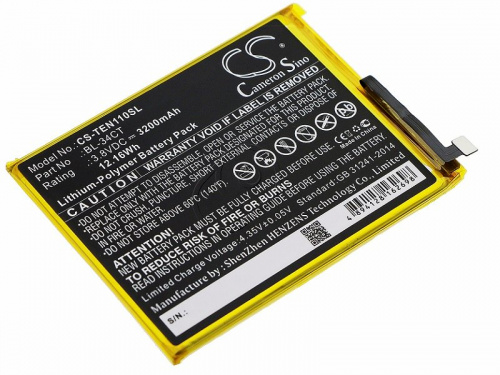 Cameron Sino Аккумулятор для телефона Tecno Camon 11S, iSky3, i4 (BL-34CT)