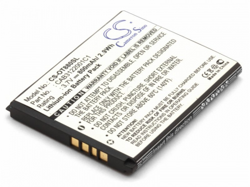 Cameron Sino Аккумулятор для Alcatel BY42, CAB3120000C1, CAB3122001C1 Cameron Sino Аккумулятор для Alcatel BY42, CAB3120000C1, CAB3122001C1