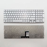 Клавиатура для ноутбука Sony Vaio VPC-EC белая без рамки