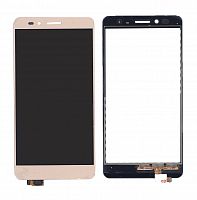 Сенсорное стекло (тачскрин) для Huawei Honor 5X / GR5 золотое