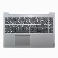 Клавиатура для ноутбука Lenovo L3-15IML05 серая с серебристым топкейсом