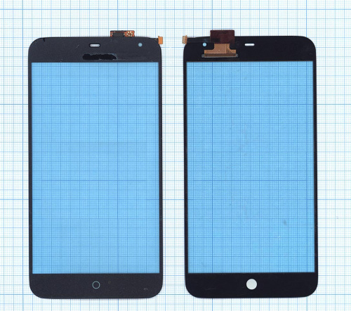 Сенсорное стекло (тачскрин) для Meizu MX3 черное Сенсорное стекло (тачскрин) для Meizu MX3 черное