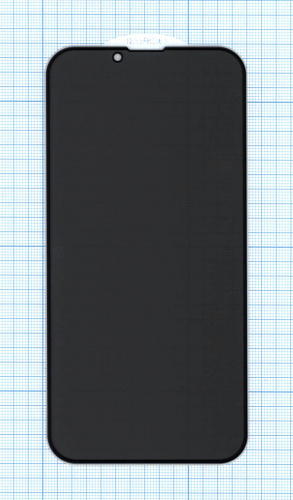 Защитное стекло Privacy "Анти-шпион" для Apple iPhone 13 черное Защитное стекло Privacy "Анти-шпион" для Apple iPhone 13 черное
