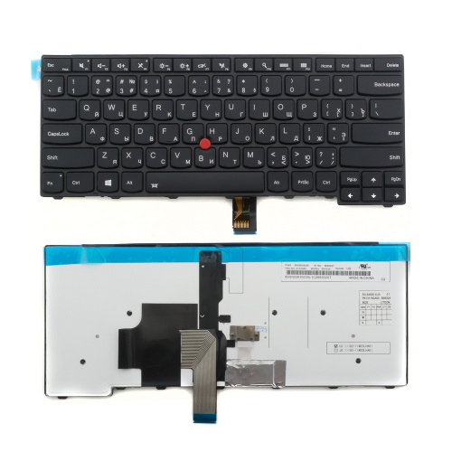 Клавиатура для ноутбука Lenovo ThinkPad T440 черная со стиком, с подсветкой Клавиатура для ноутбука Lenovo ThinkPad T440 черная со стиком, с подсветкой
