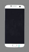 Модуль (матрица + тачскрин) для Samsung Galaxy S7 Edge SM-G935FD белый с рамкой и аккумулятором