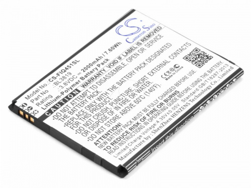 Cameron Sino Аккумулятор для телефона Fly IQ4514 EVO Tech 4 (BL3819)