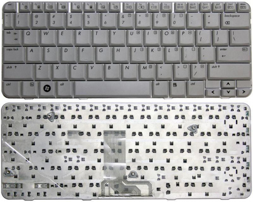 Клавиатура для ноутбука HP Pavilion TX1000 TX2000 TX2100 TX2500 серая Клавиатура для ноутбука HP Pavilion TX1000 TX2000 TX2100 TX2500 серая