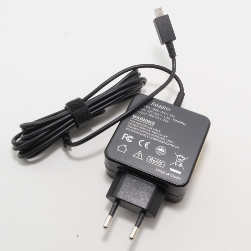 Зарядка для ноутбука Asus 19V 1.75A (33W) прямоугольный разъем Зарядка для ноутбука Asus 19V 1.75A (33W) прямоугольный разъем