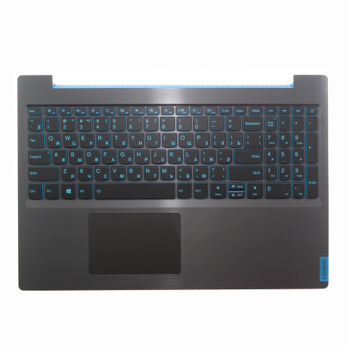 Клавиатура для ноутбука Lenovo L340-15IRH черная с серым топкейсом