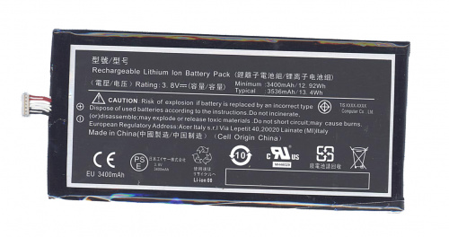 Аккумуляторная батарея для планшета Acer Iconia Tab 7 A1-713, A1-713HD (ZAW1975Q) Аккумуляторная батарея для планшета Acer Iconia Tab 7 A1-713, A1-713HD (ZAW1975Q)